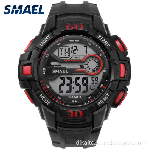 SMAEL Men Sport Watch LED Electronic Wrist Watches